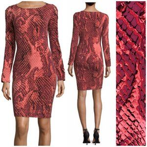 Project Runway Slither Garnet Bodycon Dress SZ S